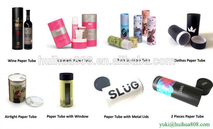 Tubo de empaquetado del papel cuadrado del Libro Blanco del papel de Kraft de la cartulina del acondicionamiento de los alimentos del cosmético