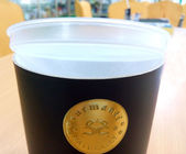 Envases de empaquetado del cilindro del papel de categoría alimenticia del té de gama alta con la impresión de CMYK