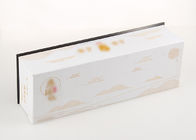 Cree la caja de papel de la cartulina para requisitos particulares del logotipo de la impresión para el empaquetado de la joyería