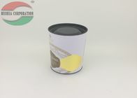 Tubo movible antioxidante del papel de Kraft de la tapa del metal que empaqueta para el café