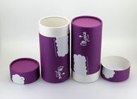 El papel vacío púrpura puede empaquetando para el paquete y el té promocionales del regalo
