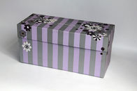 Cajas de regalo de papel recicladas modeladas de grabación en relieve decorativas, caja de regalo de los zapatos