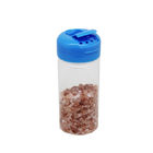 Tarro durable del plástico del top del tirón de la tapa de la coctelera del polvo de la sal cilindro/300g o del azúcar del plástico transparente