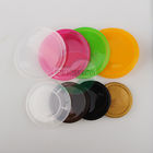 Diversa tapa plástica de la categoría alimenticia de la cubierta del color PE para las latas de papel