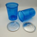 Big Container Blue Color PET Easy Open Jar Food Cans Storage Candy