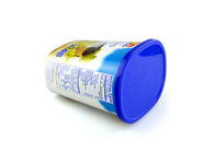 Embalaje oval del tubo del papel de helado con el casquillo del PE para la comida/la galleta/el chocolate secos