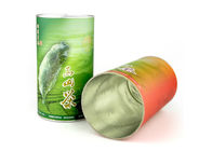 Latas de encargo impresas rojo, tubo de empaquetado ISO9001 del té de la categoría alimenticia