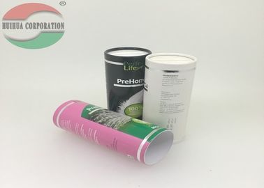 Tin Can packaging With Plastic Shaker Top Lids / Cardboard Paper Tubes