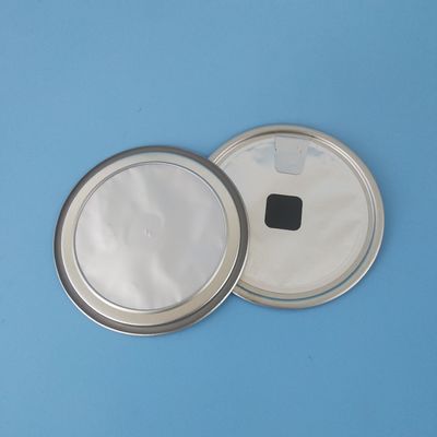 Degassing Lid Peel Off Lid with Valve for Coffee Cans 99mm 126mm Tin Cans Lid