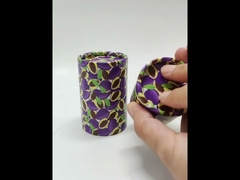 Bálsamo para labios desodorante tubo de papel embalaje tubo de empuje