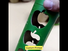 Contenedores de embalaje reciclables de tubo de papel cilíndrico impresos a medida