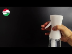 Botella de pulverización de niebla fina de plástico de 60 ml, 80 ml, 100 ml y 120 ml para desinfectante de alcohol médico