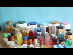 Botella de plástico para almacenamiento de alimentos