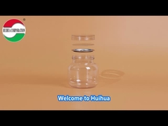 Botella de plástico PET con labio de tornillo