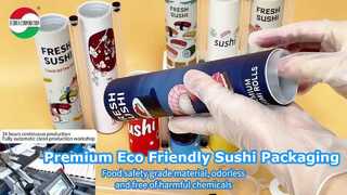 tubo de papel para sushi