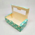 CMYK recicló la manija de papel de la categoría alimenticia de las cajas de regalo que la cartulina de encargo se lleva la caja de torta