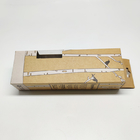 Cajas de regalo de impresión de encargo de Kraft con prenda impermeable de la ventana del PVC