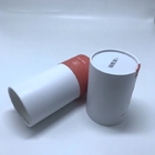 Tubo de papel blanco de Kraft que empaqueta la capa ULTRAVIOLETA cosmética roja del regalo amistoso de Eco