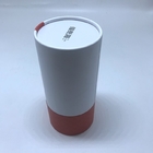 Tubo de papel blanco de Kraft que empaqueta la capa ULTRAVIOLETA cosmética roja del regalo amistoso de Eco
