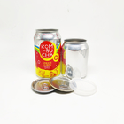 Las latas de bebida de aluminio 500ML con los extremos abiertos fáciles adelgazan liso