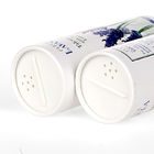 Tubo del papel de embalaje del polvo con una etiqueta a todo color de la tapa del tamiz de Closeable