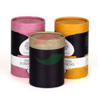 Tarro plástico del cilindro de las latas compuestas del papel de cuidado de piel del plástico transparente de la impresión