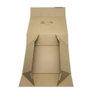 Cajas de regalo de papel reciclado con cierre magnético Mango de cinta Empaquetado de ropa plegable rectangular