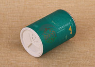 El papel de encargo de etiquetado fácil de abrir de la sal puede tubo de empaquetado con el top de la coctelera