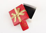 Actuales cajas de regalo de la cartulina de Packaing del rojo para el reloj/el chocolate/el collar