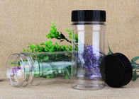 Paquete transparente reciclable de la categoría alimenticia del cilindro del plástico transparente con la tapa del tornillo