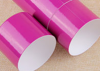 Matt púrpura que barniza las latas de papel que empaquetan/el tubo de papel ISO9001 de la cartulina