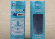 latas de papel modificadas para requisitos particulares diámetro de 73m m que empaquetan con la aprobación clara de la ventana QS del PVC