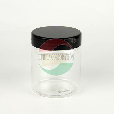 PET Honey Jars Cylindrical Food Bottles With Lids Guangzhou Suppliers With Caps, Plastic Screen Printing Customized Square