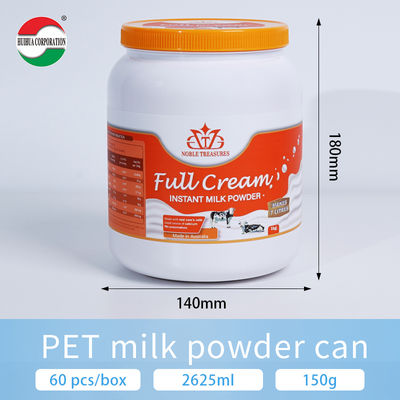 1200ml 2000ml 2200ml 4000ml Food Dietary Milk Powder Protein Powder Bottle Container Packaging Jar Color Customized