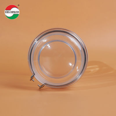 1660ML Transparent PET Bottle Food Clear Plastic Cylinder Sealed Jars Sustainable Eco-Friendly Packaging