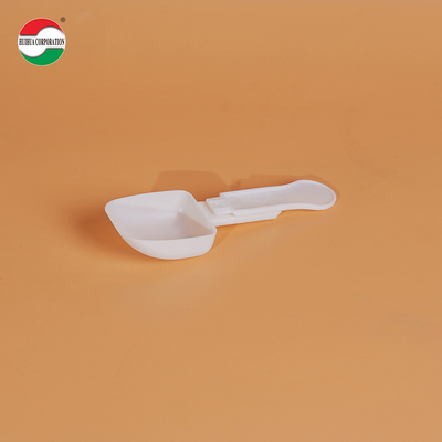 Wholesale Foldable White PP 10ML Solid State Dual-Use Food Grade Plastic Scoop Measuring Scoop