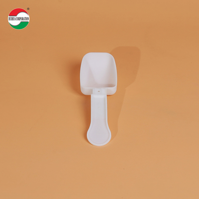 Wholesale Foldable White PP 10ML Solid State Dual-Use Food Grade Plastic Scoop Measuring Scoop