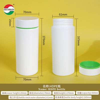 Custom Size Color Eco-Friendly HDPE Cosmetic Packaging Body Lotion Plastic Shampoo Bottle
