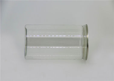 Clear Plastic Cylinder for Food Grade PET Canister with Large Capacity for Dry Fruit Nut Snack Food Tea Cookies Powder etc