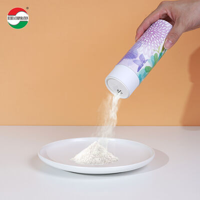 Eco‑Friendly Rotatable Shaker Paper Canister Recyclable Paper Powder Shaker Tube With Sifter Lid