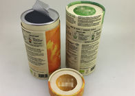 CMYK que imprime los pequeños tubos de papel herméticos con la tapa de la hoja para el empaquetado de Macha