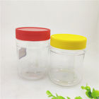 Botellas no tóxicas de la mantequilla de cacahuete cilindro/10oz del plástico transparente de la categoría alimenticia