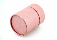 Bote de empaquetado modificado para requisitos particulares del té del tubo reutilizable rosado del papel con SGS FDA