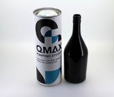 CMYK que imprime las latas del papel de Kraft que empaquetan con las tapas de plata de la hojalata para el vino