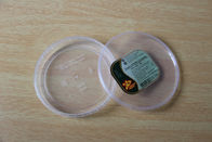 Caja de la comida/tapas cuadradas del plástico PE del envase con la etiqueta engomada/la etiqueta de encargo de la impresión