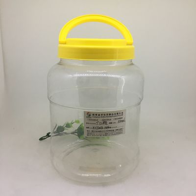 Guangzhou Factory 100ml 200ml 300ml 400ml 500ml 600ml 700ml 800ml 900ml 1000ml Empty Food Grade Clear Cooking Candy Cans PET Plastic Jars With Lids