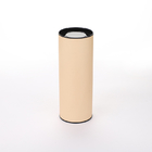 Cilindro de encargo de las latas compuestas de papel del sellado de oro alrededor del tubo que empaqueta con la tapa