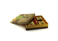 Las cajas de regalo de papel recicladas para la joyería/el regalo/la comida/el vino modificaron forma para requisitos particulares