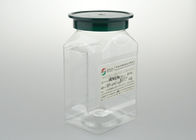 Animal doméstico claro material verde de la categoría alimenticia de la base transparente de la tapa el mini sacude 410 ml para el líquido