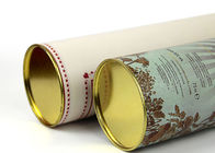 Tubo de papel reciclado del vino que empaqueta la impresión de lujo redonda impermeable